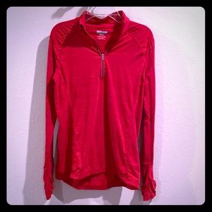 Long Sleeved Collared Workout Top